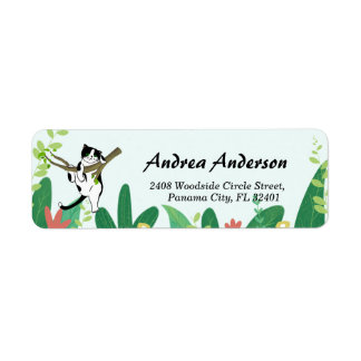 Greenery Safari Kitty Cat Etiket