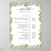 Greenery Salon Price List Poster (Voorkant)
