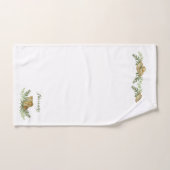 Greenery Seashell Nautical Cream Shells Bad Handdoek (Handdoek)