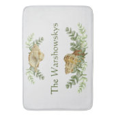 Greenery Seashell Nautical Cream Shells Coastal 3 Badmat (Voorkant Verticaal)