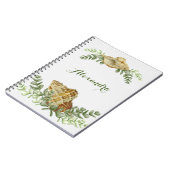 Greenery Seashell Nautical Cream Shells Notitieboek (Linkerzijde)