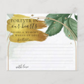 Greenery Share a Memory Funeral Kaart (Voorkant)