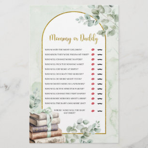 Greenery Storybook Mama of Daddy Games