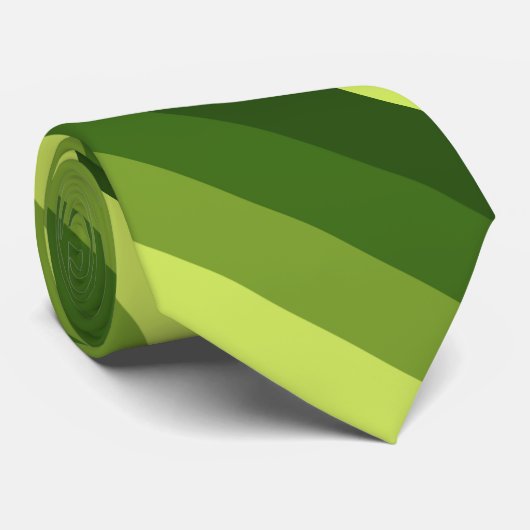 Greenery Stripes Stropdas (Opgerold)