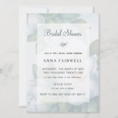 Greenery Succulent Leaf Mint Waterverf Botanisch Kaart (Voorkant)