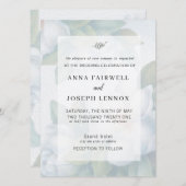 Greenery Succulent Leaf Mint Waterverf Botanisch Kaart (Voorkant / Achterkant)