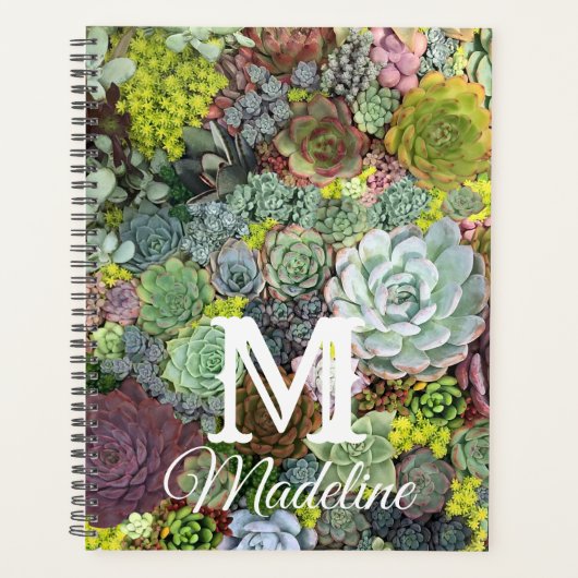 Greenery Succulents Planner (Voorkant)