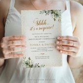 Greenery Surprise Anniversary Invitation -  EAC202