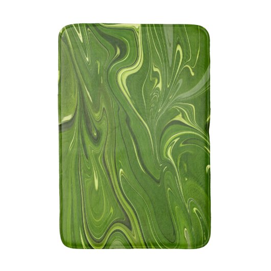 Greenery Swirls Badmat (Voorkant Verticaal)