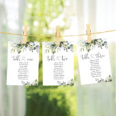 Greenery tafel nummer 1 zitkaart