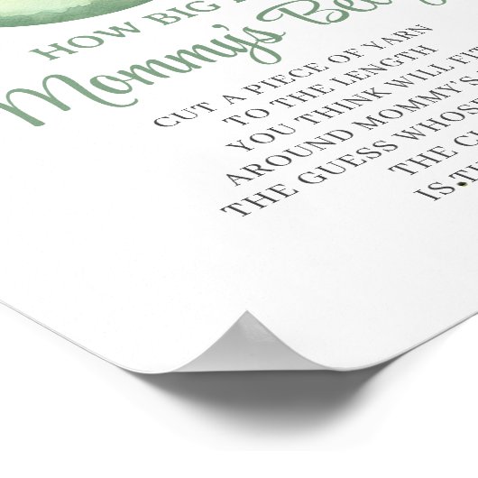 Greenery teddybeer Hoe groot is het buikspel van m Poster (Hoek)