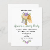 Greenery Thleed Housewarming Party - uitnodiging (Voorkant / Achterkant)