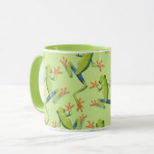 Greenery Tree-Frog Patroonontwerp Mok (Voorkant links)