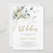 Greenery twins-uitnodiging kaart (Voorkant)