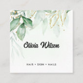 Greenery Vierkante Visitekaartje (Voorkant)