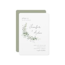 Greenery Vines Invitation