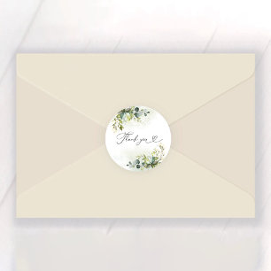 Greenery Vrijgezellenfeest Classic Round Sticker