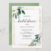 Greenery Vrijgezellenfeest Uitnodigen Programma (Voorkant / Achterkant)