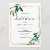 Greenery Vrijgezellenfeest Uitnodigen Programma (Voorkant)