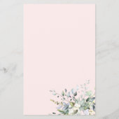 Greenery Vrijgezellenfeest vindt de game-brochure Flyer (Achterkant)