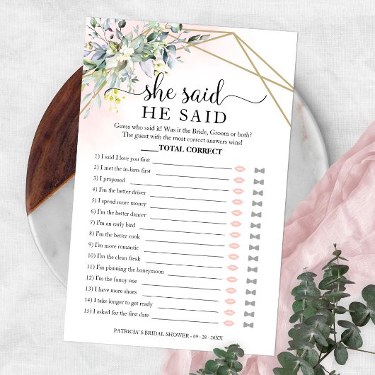 Greenery Vrijgezellenfeest zei dat ze Game Flyer z