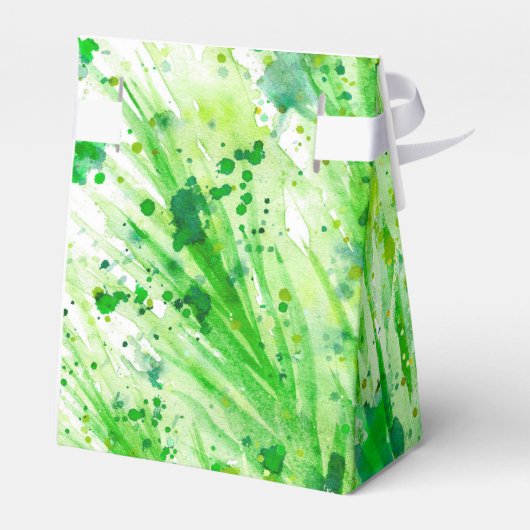 Greenery waterverf art bedankt cadeaudoos bedankdoosjes (Achterkant)