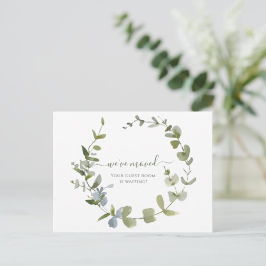 Greenery We hebben de aankondiging van de Waterver Briefkaart (Staand voorkant)