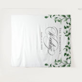 Greenery Wedding Backdrop Wandkleed (Voorkant (horizontaal))