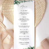 Greenery Wedding Menu Kaarten Sjabloon