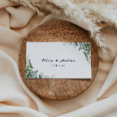 Greenery Wedding Place Cards Sjabloon