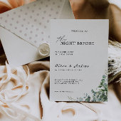 Greenery Wedding Repetitie Dinner Sign Night, Kaart