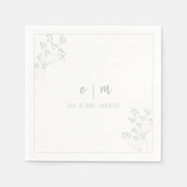 Greenery Wedding Servet