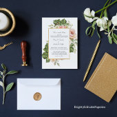 Greenery Wedding Sjabloon Kaart