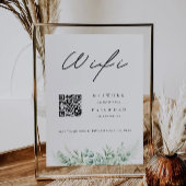 Greenery WiFi-code, QR-code WiFi Connect Kaart