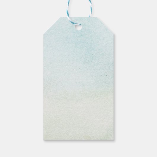 Greenery Woodland Party Baby shower Dank u Cadeaulabel (Achterkant)