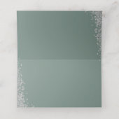 Greenery Wreath Silver Glitter First Community (Binnenkant ongevouwen)