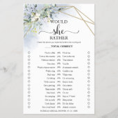 Greenery zou ze liever Vrijgezellenfeest Game Flye Flyer (Voorkant)