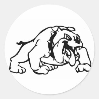 Greenfield Bulldogs Ronde Sticker