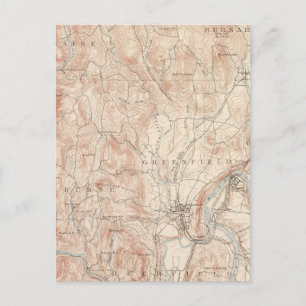 Greenfield, Massachusetts Briefkaart