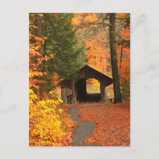 Greenfield Pumping Station Covered Bridge Briefkaart (Voorkant)