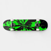 GreenFluo Skateboard (Horizontaal)