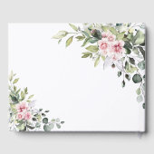 GreenGenery Blush Roze Bruiloft Gastenboek (Achterkant)