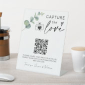 GreenGenery Eucalyptus vangen de liefde QR code te Reclamebord Met Voetstuk (Insitu)