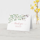 GreenGenery Eucalyptus Vrijgezellenfeest Dank u ka Kaart (Gele Bloem)