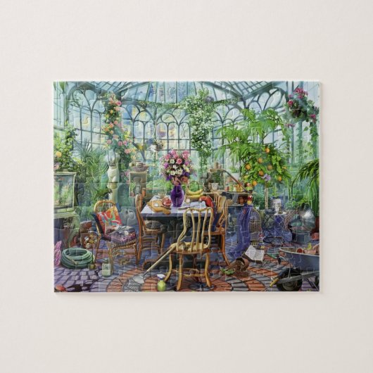 Greenhouse Morning Jigsaw Puzzel (Horizontaal)