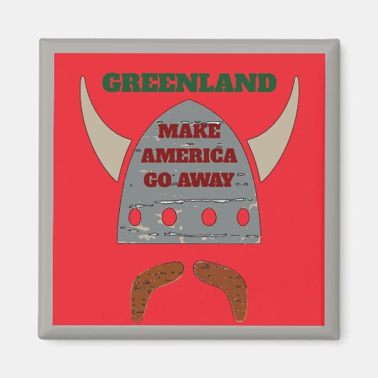 GREENLAND, aimant à tête viking (Devant)