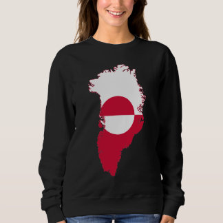 Greenland- flag in country T-Shirt Hoodie