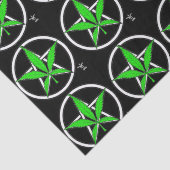 Greenleaf Pentagram-weefselpapier Tissuepapier (Detail)