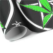 Greenleaf Pentagram Wrapping Paper Cadeaupapier (Rol Hoek)