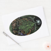 GreenMan Ovale Sticker (Envelop)